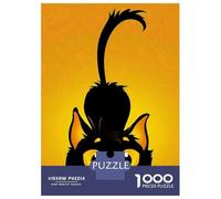 Puzzle De 1000 Pièces pour Adolescents Cute Cat Waiting for You Puzzle Adulte Jeu Manuel D'assemblage De Motifs Idéal comme Cadeau 70x50cm/1000pcs