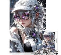 Puzzle de 1000 pièces pour Adolescents Cyberpunk Visionary︰ Le Puzzle Mystic Engineer 1000 pièces Jouet éducatif Cadeau de Père Noël Secret pour Femmes (38x26cm)