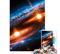 Puzzle de 1000 pièces pour Adolescents Danse Cosmique des étoiles Idéal pour Un Anniversaire Noël ou Tout Simplement Amusant et éducatif (14 Ans et Plus) Dimensions 38x52cm