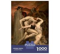 Puzzle De 1000 Pièces pour Adolescents Dante and Virgil Puzzle pour Adultes, Jouet, Décoration Murale, pour S'amuser en Famille, Jeu Stimulant, Cadeaux 70x50cm/1000pcs