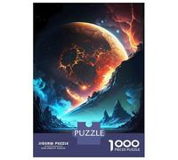 Puzzle De 1000 Pièces pour Adolescents Dark Matter Planetary Puzzle pour Adultes Jouet Décoration Murale Cadeaux pour Femmes Interaction Parent-Enfant 52x38cm/1000pcs