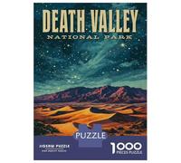 Puzzle De 1000 Pièces pour Adolescents Death Valley National Park Vintage Puzzle Adulte Jeux De Famille Une Œuvre d'art Cadeaux Uniques d'anniversaire Et De Noël 38x26cm/1000pcs