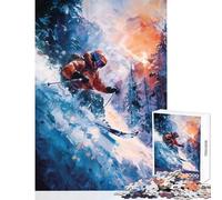 Puzzle de 1000 pièces pour Adolescents Descente palpitante Décoration intérieure Idée Cadeau Jeu éducatif pour développer la motricité Fine et Le Cerveau Dimensions 38x26cm