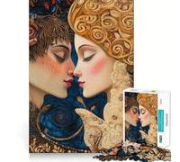 Puzzle de 1000 pièces pour Adolescents Deux Amoureux, Amour éternel, Jeu d'adresse et de réflexion, Loisirs, Décoration de Noël pour la Maison (38x52cm)