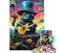 Puzzle de 1000 pièces pour Adolescents Dinosaures biopunk Casse-tête pour Adultes Jeu Difficile Cadeau pour Amis et Famille (Taille 38x26cm)