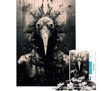 Puzzle de 1000 pièces pour Adolescents Docteur de la peste démoniaque - Activités Amusantes à la Maison - Jouet éducatif pour Les 14 Ans et Plus (50x75cm)