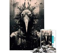 Puzzle de 1000 pièces pour Adolescents Docteur de la peste démoniaque idéal pour Un Anniversaire ou Noël Jeu éducatif Difficile à Jouer à partir de 14 Ans (38x52cm)