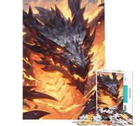 Puzzle de 1000 pièces pour Adolescents Dragon créature légendaire idéal pour Un Anniversaire ou Noël Décoration Parfaite Jeu Manuel à partir de 14 Ans 38x26cm