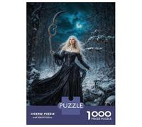 Puzzle De 1000 Pièces pour Adolescents Draped in Shadow Goddess Morana Puzzle Anti-Stress, Amusant Et Original, Cadeau Unique pour Un Anniversaire Ou Noël 52x38cm/1000pcs