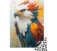 Puzzle De 1000 Pièces pour Adolescents Eagle Art Print-18 Puzzle pour Adolescents Activités Familiales Interaction Parent-Enfant Cadeaux pour Amis Et Famille 52x38cm/1000pcs