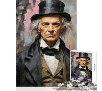 Puzzle de 1000 pièces pour Adolescents Ebenezer Scrooge Décoration Jouet et Jeu éducatif et Anti-Stress Dimensions 38x52cm