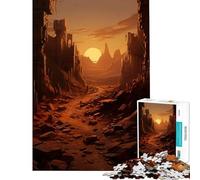 Puzzle de 1000 pièces pour Adolescents Échos d'un Empire déchu Jeu intellectuel et Manuel Anti-Stress pour Les Amateurs de Jeux (Taille 50x75cm)