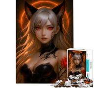Puzzle de 1000 pièces pour Adolescents « Éclipse écarlate » Un Jeu Stimulant et Anti-Stress idéal comme Cadeau d'anniversaire (38x26cm)