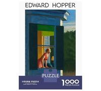 Puzzle De 1000 Pièces pour Adolescents Edward Hopper A Woman at The Window Puzzle Anti-Stress, Amusant Et Original, Cadeau Unique pour Un Anniversaire Ou Noël 70x50cm/1000pcs