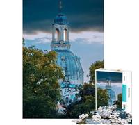 Puzzle de 1000 pièces pour Adolescents Église Notre-Dame Activités ludiques à la Maison décoration Murale Jeux en Famille Convient aux Personnes de 14 Ans et Plus (38x52cm)