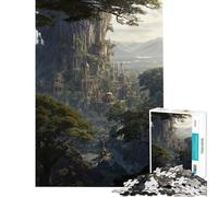 Puzzle de 1000 pièces pour Adolescents Eldertree Capital Bastion Puzzle à Monter soi-même défi Difficile activités Amusantes à la Maison (Taille 75x50cm)
