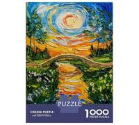Puzzle De 1000 Pièces pour Adolescents Embrace of The Sunset Puzzle Adulte Jeu Manuel D'assemblage De Motifs Idéal comme Cadeau 38x26cm/1000pcs