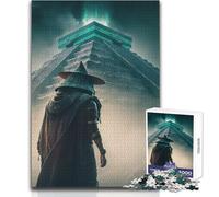 Puzzle de 1000 pièces pour Adolescents - Empire aztèque - Magnifique Design - Jeu Difficile et Artistique - Cadeau - Dimensions : 38x52cm