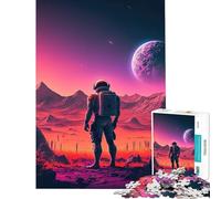 Puzzle de 1000 pièces pour Adolescents en quête de Vie dans l'espace Activités ludiques à la Maison Jeu Anti-Stress Pratique Convient aux 14 Ans et Plus (38x52cm)