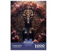 Puzzle De 1000 Pièces pour Adolescents Enchanted Deer Statue Decor Puzzles pour Adolescents Jeux De Détente Difficulté Difficile Cadeaux pour Les Amis Et La Famille 70x50cm/1000pcs