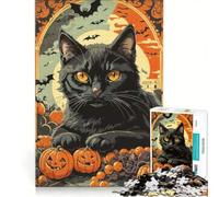 Puzzle de 1000 pièces pour Adolescents Envoûté par Minuit », Jeu Impossible, Interaction Parent-Enfant, Cadeau Stimulant 50x75cm
