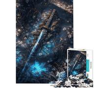 Puzzle de 1000 pièces pour Adolescents Épée Perdue Faible lumière Jeu éducatif Jouet activité Artistique Cadeau découpe de précision (Taille 50x75cm)