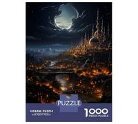 Puzzle De 1000 Pièces pour Adolescents Epic Palace at Night Puzzles pour Adolescents - Jeu Manuel - Une Œuvre d'art - Cadeaux Uniques pour Un Anniversaire Ou Noël 70x50cm/1000pcs
