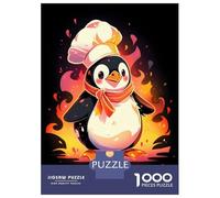 Puzzle De 1000 Pièces pour Adolescents Epic Penguin Chef Puzzles pour Adultes, Jouet, Décoration Murale, Une Œuvre d'art, Difficile Et Stimulant 38x26cm/1000pcs