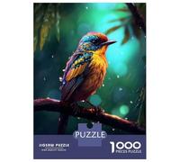 Puzzle De 1000 Pièces pour Adolescents Epic Rainy Kookaburra Puzzle Jeu Manuel Difficile Difficile Cadeaux pour Les Amis Et La Famille 52x38cm/1000pcs