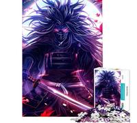 Puzzle de 1000 pièces pour Adolescents Épique samouraï Japonais Activités Amusantes à la Maison Améliore la mémoire Décoration Murale À partir de 14 Ans (38x52cm)