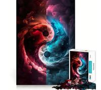 Puzzle de 1000 pièces pour Adolescents Équilibre de Vie Jeu créatif et créatif Cadeau Artistique de Noël (38x26cm)