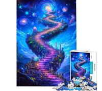 Puzzle de 1000 pièces pour Adolescents escalier céleste Jeu de réflexion pour Adultes découpe de précision Difficile et Stimulant (Taille 50x75cm)