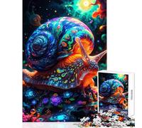 Puzzle de 1000 pièces pour Adolescents Escargot psychédélique Jeu éducatif Cadeau d'anniversaire Jeu Impossible Difficile et Stimulant Dimensions 50x75cm