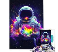Puzzle de 1000 pièces pour Adolescents Espace et Galaxie Monde du Voyageur Cosmique Décoration intérieure Jeu d'analyse et de logique Cadeau d'anniversaire Unique (50x75cm)