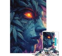 Puzzle de 1000 pièces pour Adolescents Esprit de la Nature avec œil brûlant Jeux relaxants pour Toute la Famille pour stimuler Le Cerveau (38x52cm)