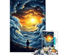 Puzzle de 1000 pièces pour Adolescents et Adultes Jeu de Puzzle Beyond Horizon Jeux relaxants pour améliorer la mémoire Activités Amusantes à Faire à la Maison (Dimensions 50x75cm)