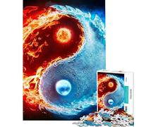 Puzzle de 1000 pièces pour Adolescents et Adultes Puzzle Harmonie élémentairejeu de réflexion Difficile pour Les Amis et la Famille (Taille 50x75cm)
