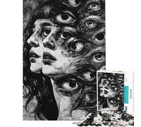 Puzzle de 1000 pièces pour Adolescents et Adultes Qui suis-Je ? Jeu de réflexion Difficile pour Les Amis et la Famille (50x75cm)