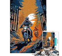 Puzzle de 1000 pièces pour Adolescents explorant Un Sentier Sauvage Puzzle pour Adultes Jouet décoration Murale décoration intérieure Cadeaux de Noël ou d'anniversaire (Taille 38x52cm)