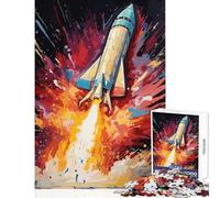 Puzzle de 1000 pièces pour Adolescents Exploration illimitée Jeu Anti-Stress pour Un Père Noël Secret Casse-tête Stimulant à compléter Dimensions 50x75 cm