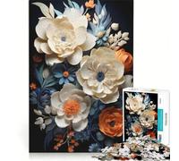Puzzle de 1000 pièces pour Adolescents, explorations Florales abstraites, Jeu Impossible, activités Amusantes à la Maison, Cadeaux d'anniversaire et de Noël Uniques 38x52cm