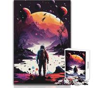 Puzzle de 1000 pièces pour Adolescents:Explorez des Mondes extraterrestres ! Un Passe-Temps idéal pour se détendre et se Relaxer Découpe Nette et régulière Dimensions:38x52cm