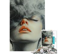 Puzzle de 1000 pièces pour Adolescents Expression émotionnelle Jeu éducatif défi Jeu Familial Anti-Stress Cadeau d'anniversaire (Taille 38x26cm)