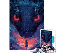 Puzzle de 1000 pièces pour Adolescents Face au Dragon Stimule Le Cerveau Cadeau d'anniversaire Décoration Murale À partir de 14 Ans (50x75cm)