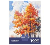 Puzzle De 1000 Pièces pour Adolescents Fall Canopy Jeu De Réflexion Amusant Et Humoristique, Cadeau Unique pour Un Anniversaire Ou Noël 38x26cm/1000pcs