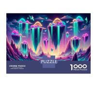 Puzzle De 1000 Pièces pour Adolescents Fantasy Floating Islands Puzzle Anti-Stress, Amusant Et Original, Cadeau Unique pour Un Anniversaire Ou Noël 70x50cm/1000pcs