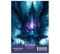 Puzzle De 1000 Pièces pour Adolescents Fantasy Forest Tree Puzzle Adulte Jeu Familial Analyse Et Logique Cadeaux d'anniversaire Et Cadeaux Uniques 52x38cm/1000pcs