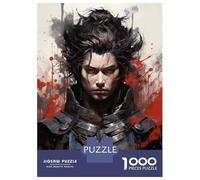 Puzzle De 1000 Pièces pour Adolescents Fantasy Warrior Armor Art Print Puzzles pour Adultes Anti-Stress Défi Éducatif Jeu De Défi Unique 38x26cm/1000pcs