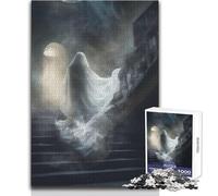 Puzzle de 1000 pièces pour Adolescents : Fantôme au linceul Blanc, Jeu intellectuel Difficile, décoration Murale, Dimensions : 50 x 75cm