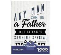 Puzzle De 1000 Pièces pour Adolescents Father Day Quote Daddy Casse-têtes pour Adultes - Jeu De Réflexion, Analyse Et Logique - Stimule Le Cerveau 70x50cm/1000pcs